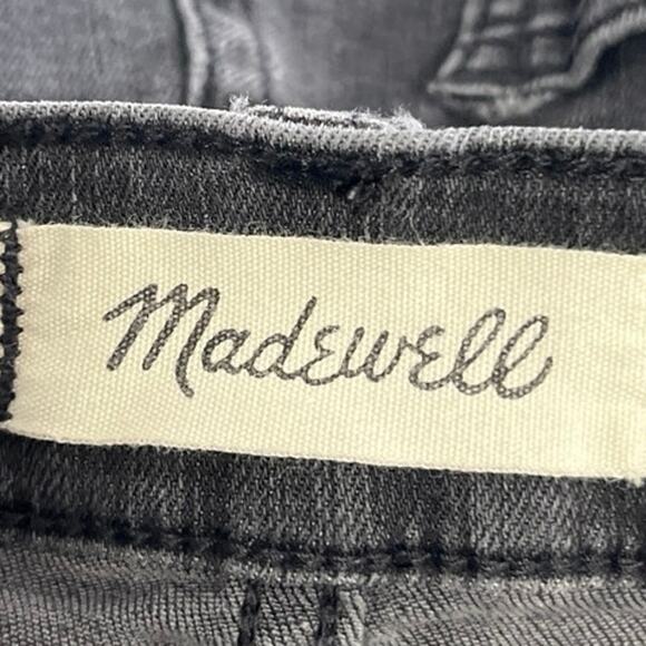 Madewell Women's Black Cropped Cali Demi Bootcut Flared Denim Jeans Size 27 - Picture 4 of 6